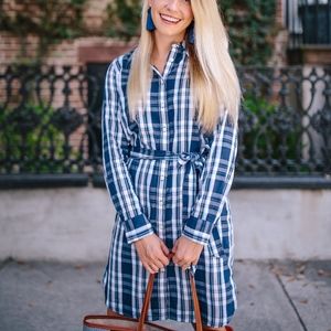 Draper James Plaid Shirtdress